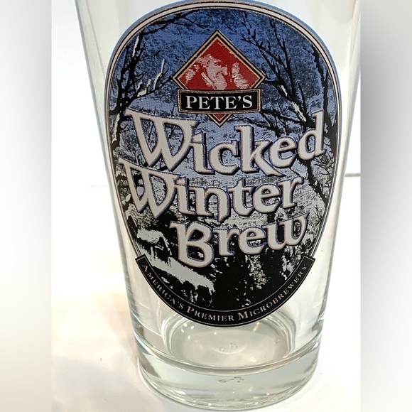 Set of 2 Pete’s Wicked Ale Pint Beer Glasses 2005 - Picture 3 of 9